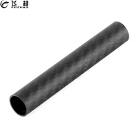 1pc feichao 3k carbon fiber circular tube twill matt length 100mm150mm185mm245mm high strength diameter 16mm