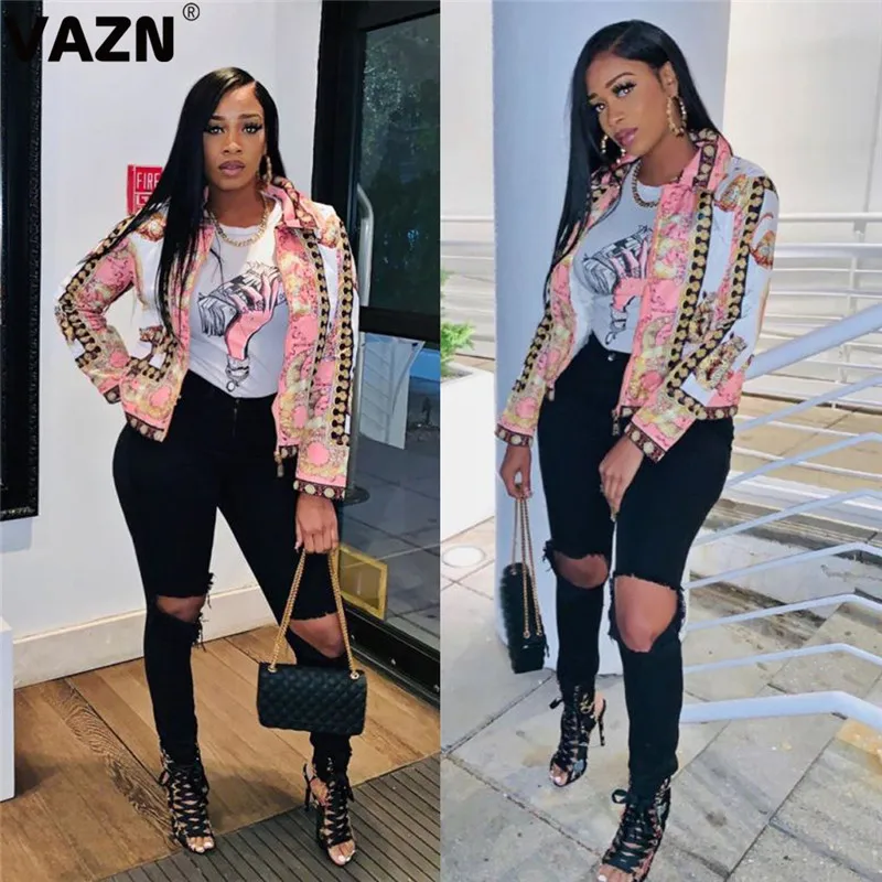 Женское облегающее пальто VAZN черное с длинным рукавом и v образным вырезом для