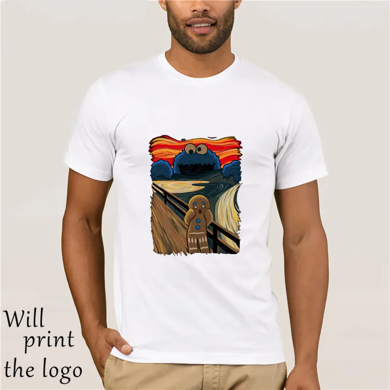 

The most fashionable QI0312 men tshirt casual short-sleeved 100% cotton printed funny summer men's t-shirt fashion tops tees