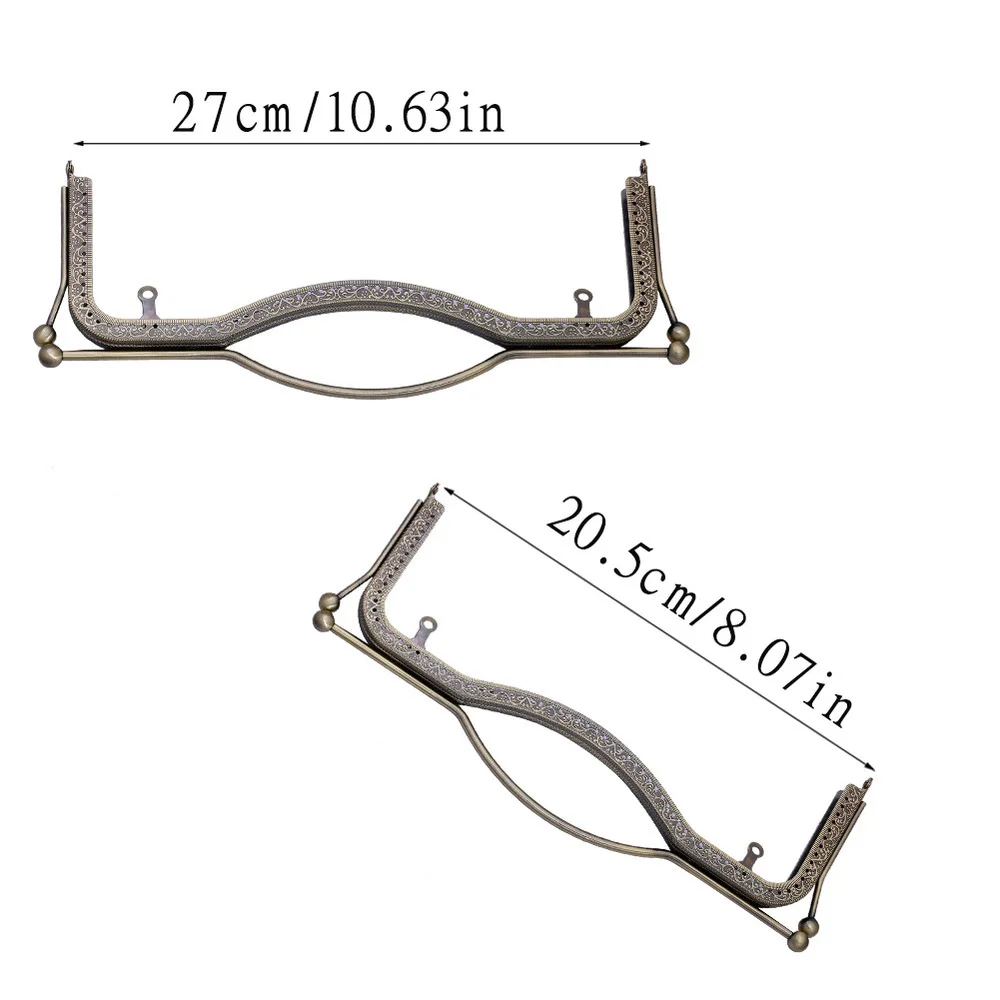 Замок с застежкой для женского клатча ручной работы 27 см|Принадлежности