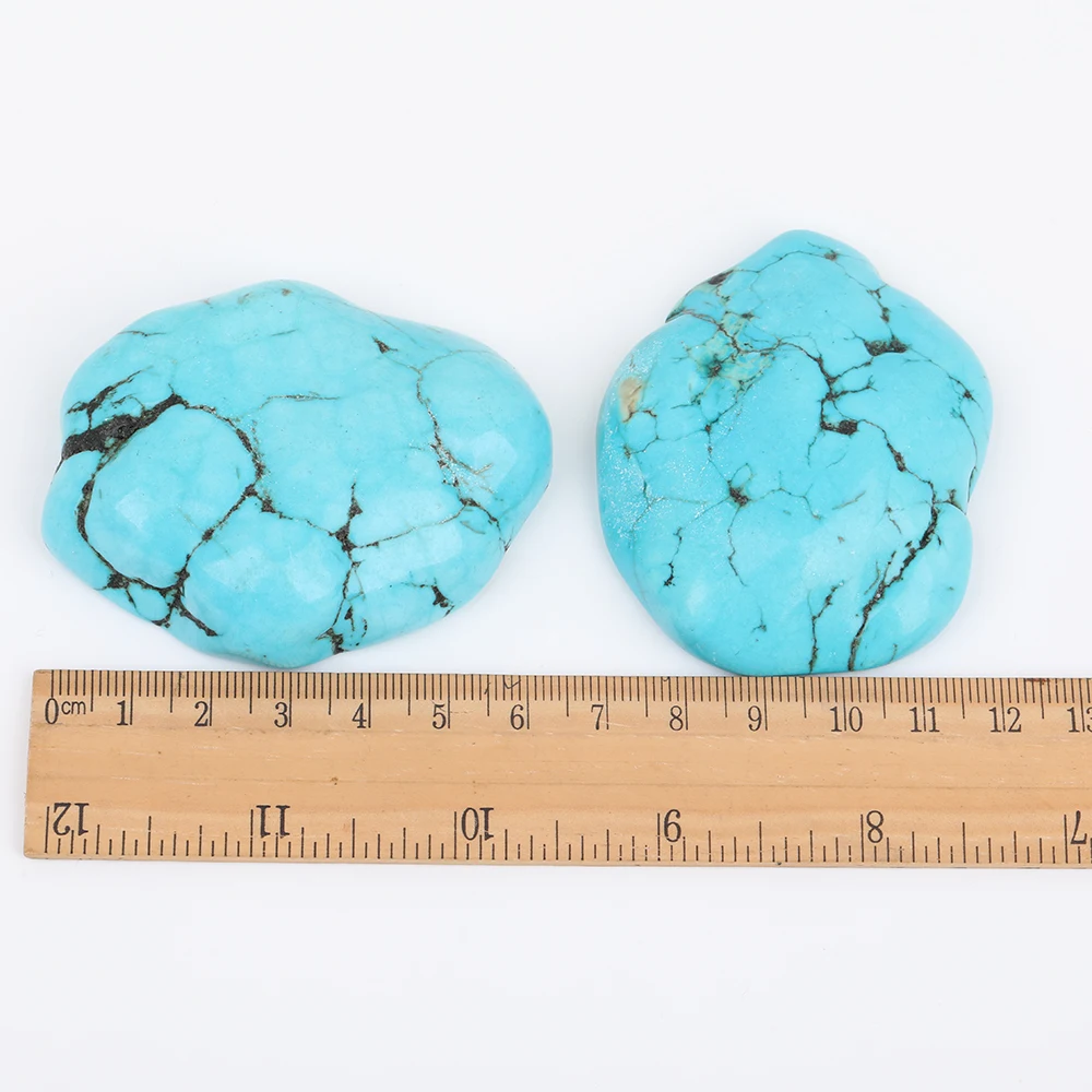 

Wholesale Women Stone Bags Buckle Making,Natural Blue Turquoises Howlite Freeform Slice Beads Gem Stone Jewelry Making XJ-34AMAJ