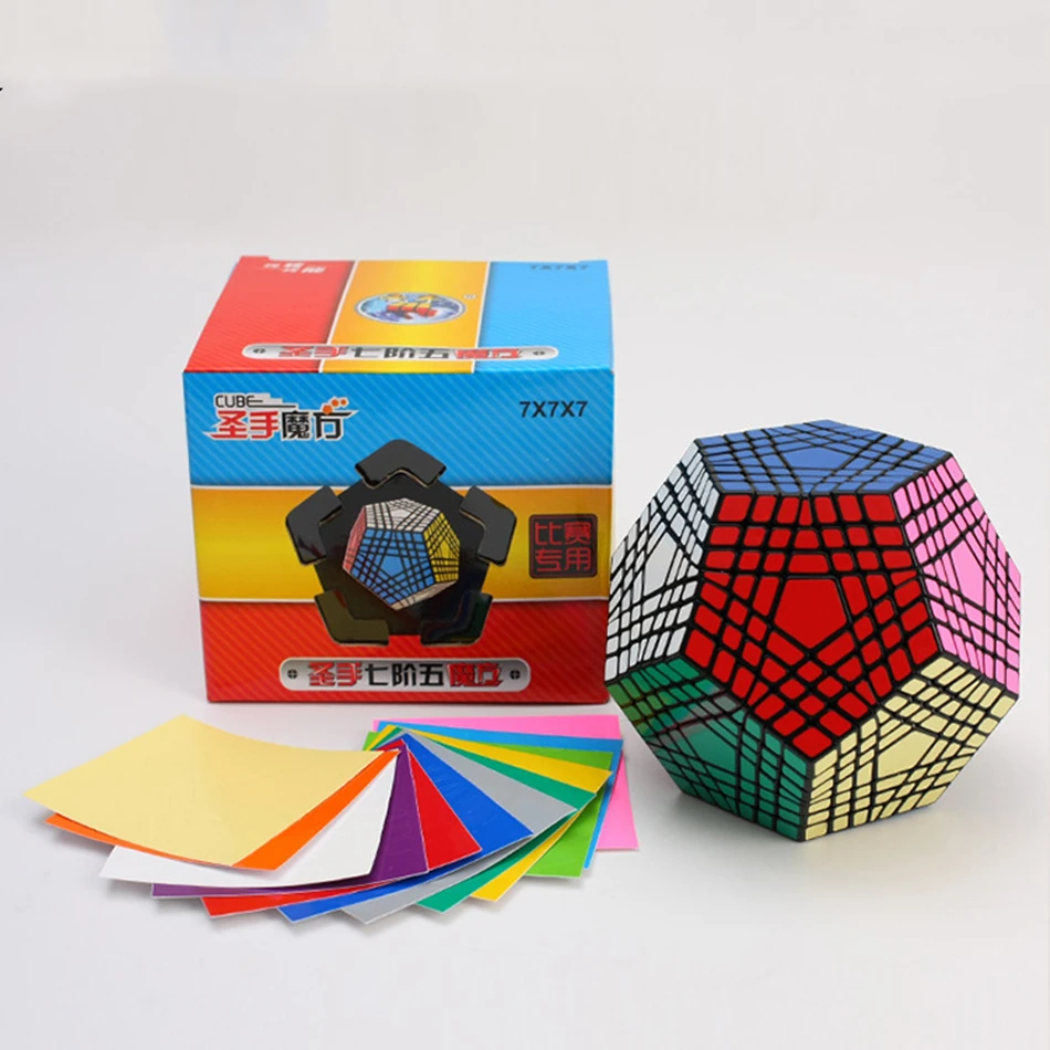 Sengso 7x7 Megaminxeds волшебный куб фиджет кубик рубик Спиннер головоломка