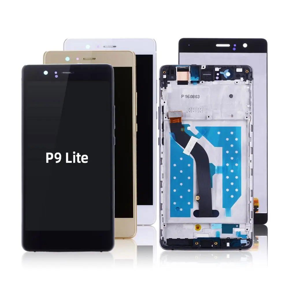 Модуль с рамкой для huawei P9 Lite дисплей оригинальная сборка оригинальный ЖК дисплей|