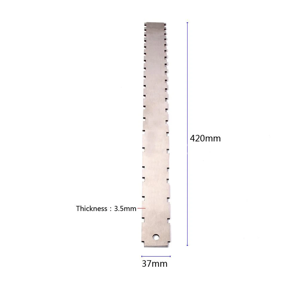 Portable Repair Gauge Measuring Notched Straight Edge Radius Musical Instruments Luthiers Tool Stainless Steel Guitar Neck Ruler | Спорт и