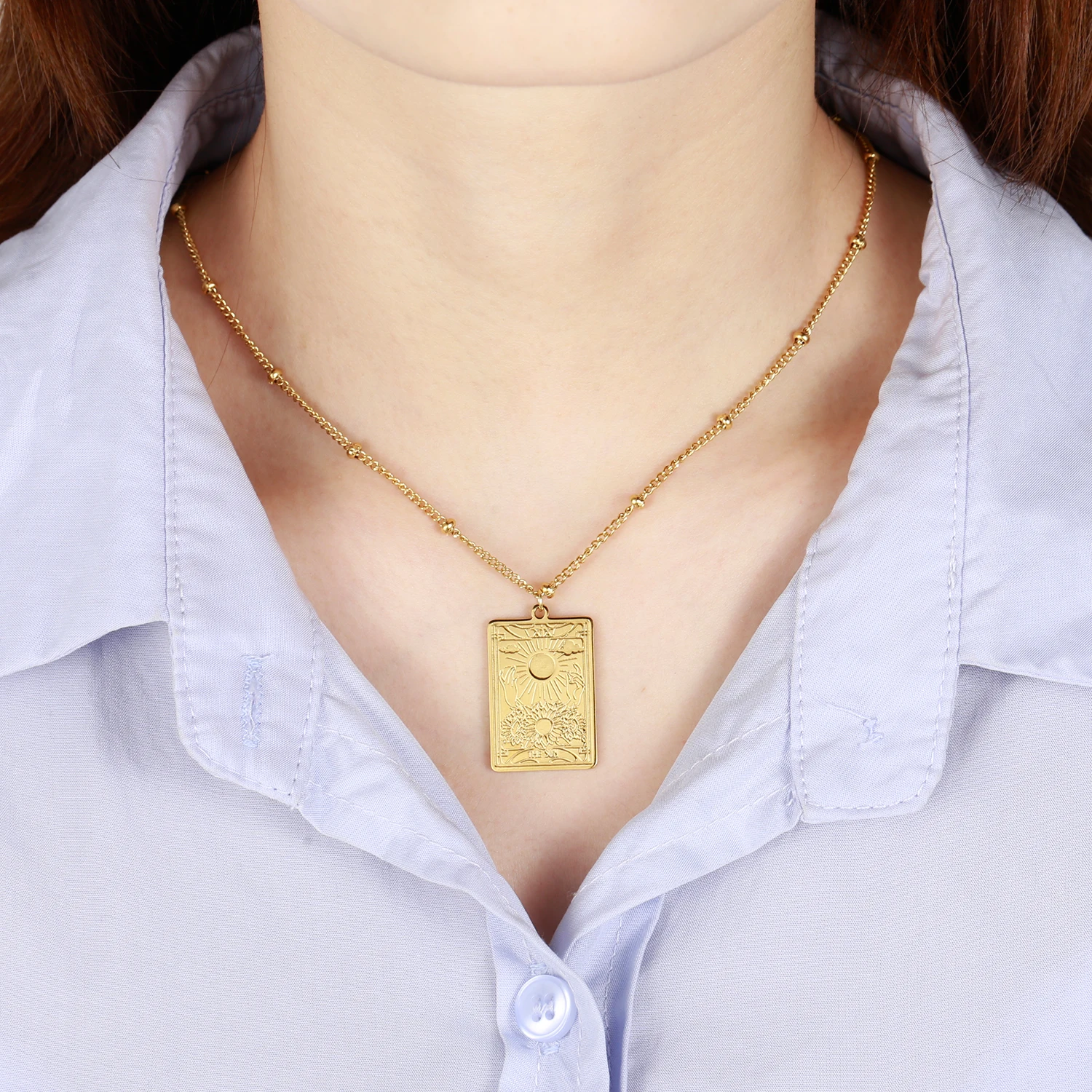 Ожерелье для женщин с именем из нержавеющей стали | Украшения и аксессуары