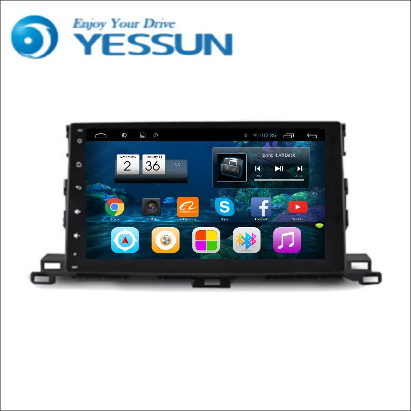

YESSUN Android радио автомобильный dvd-плеер для Toyota highlander стерео радио мультимедиа GPS навигация с WIFI Bluetooth AM/FM