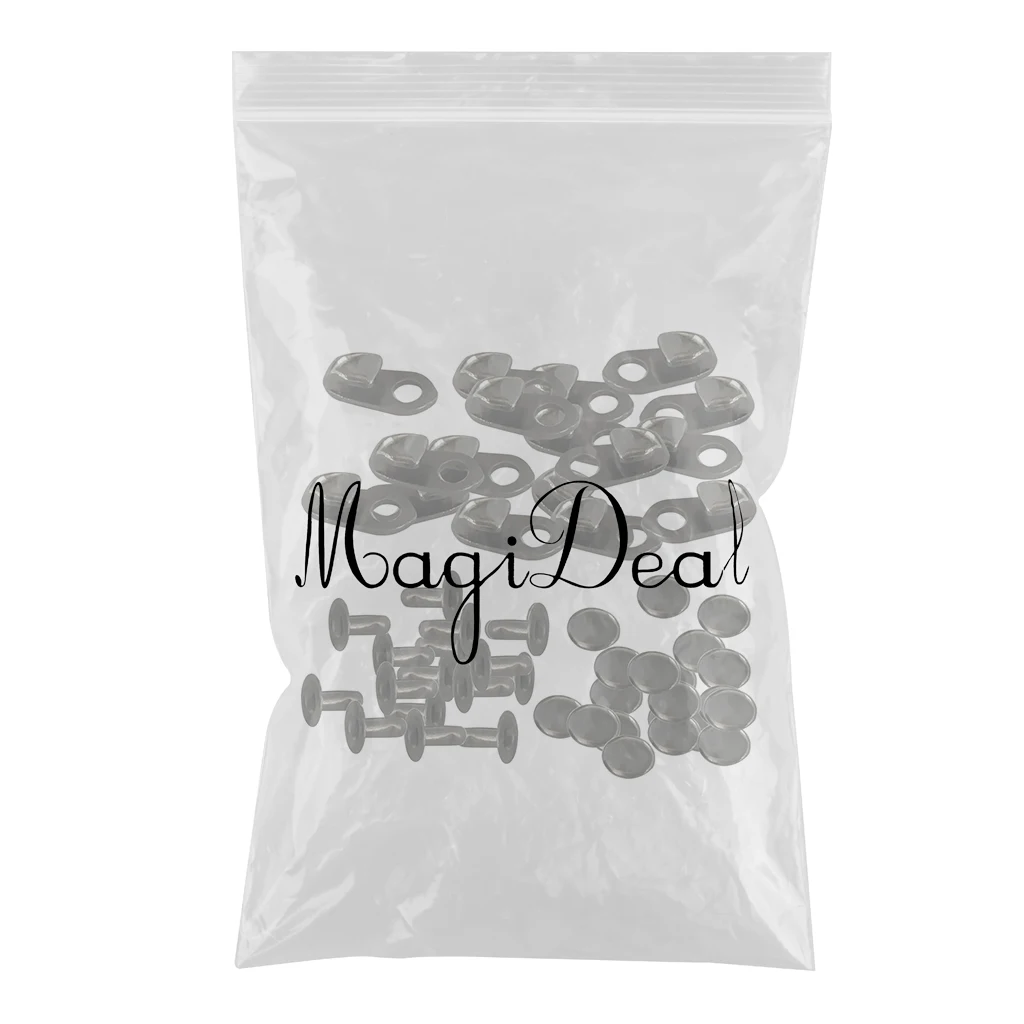 40 комплектов обуви ботинки кружева крючки пряжки с заклепками для