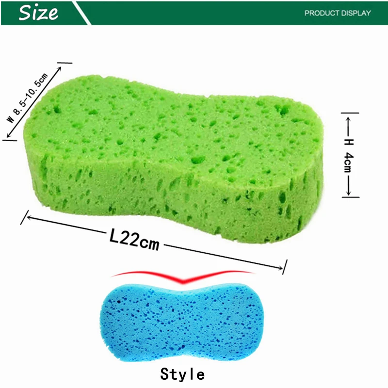 Губка для мытья автомобиля блок вафельная ткань полировки инструмент очистки