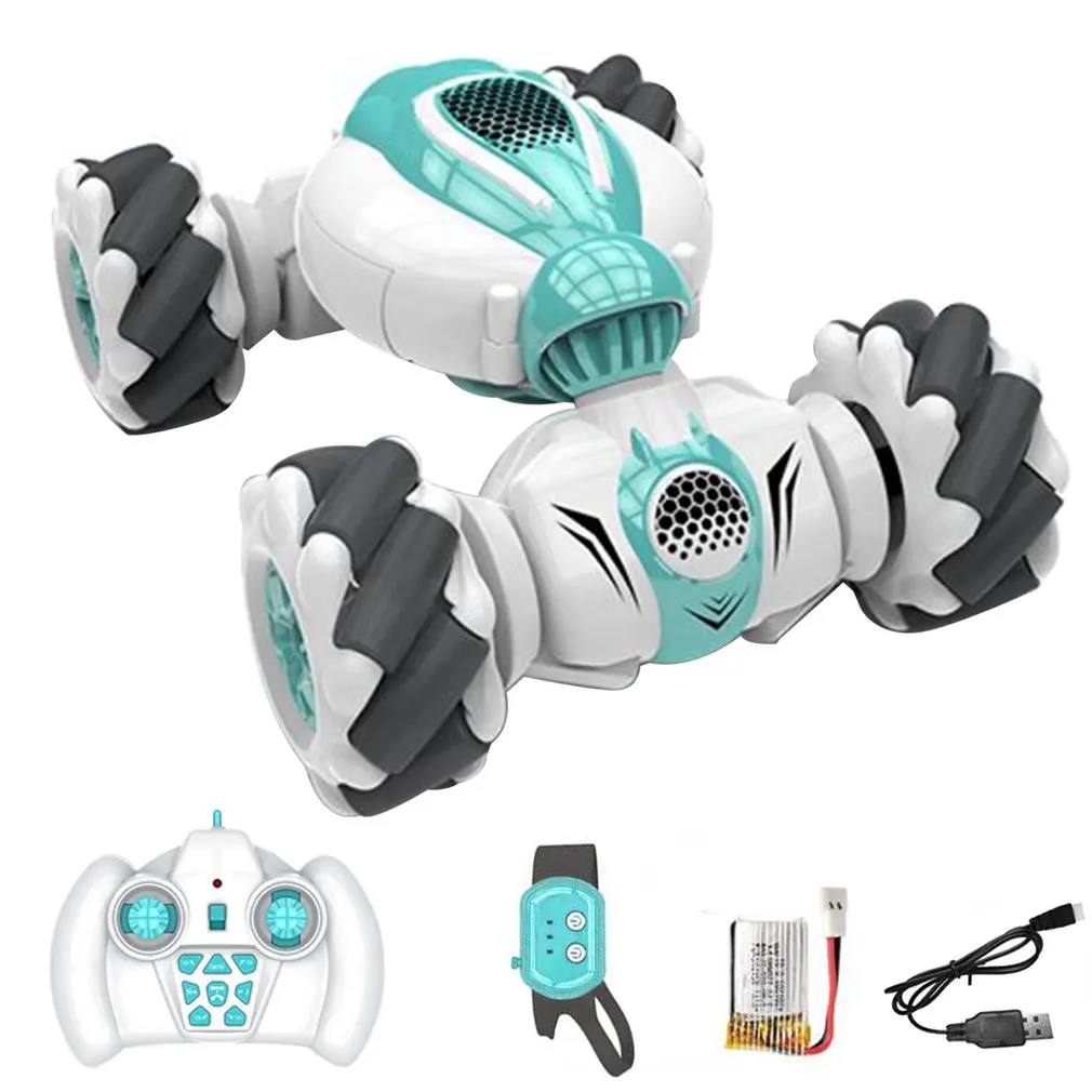 

2.4G Mini Remote Control RC Car Roll Rotary Double-Side Stunt Gesture Induction Twisting Drift Off-Road Cars Dancing Driving Car