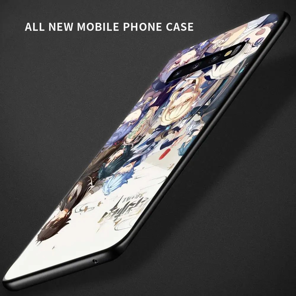 

Soft Case Phone Fall Cover for Samsung Galaxy Note 20 10 Plus 5G Note 9 Note 8 Silicone Luxury Coque Genshin