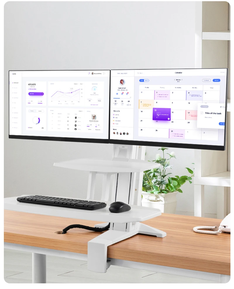 NB ST35 2A Настольный зажатый эргономичный 19 27 дюймов двойной монитор