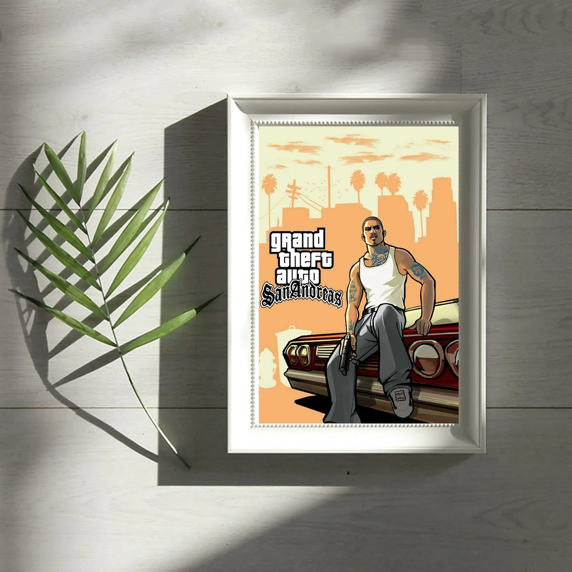 Постер Grand Theft Auto 5 для видеоигр ПК PS4 эксклюзивный холст ролевых игр