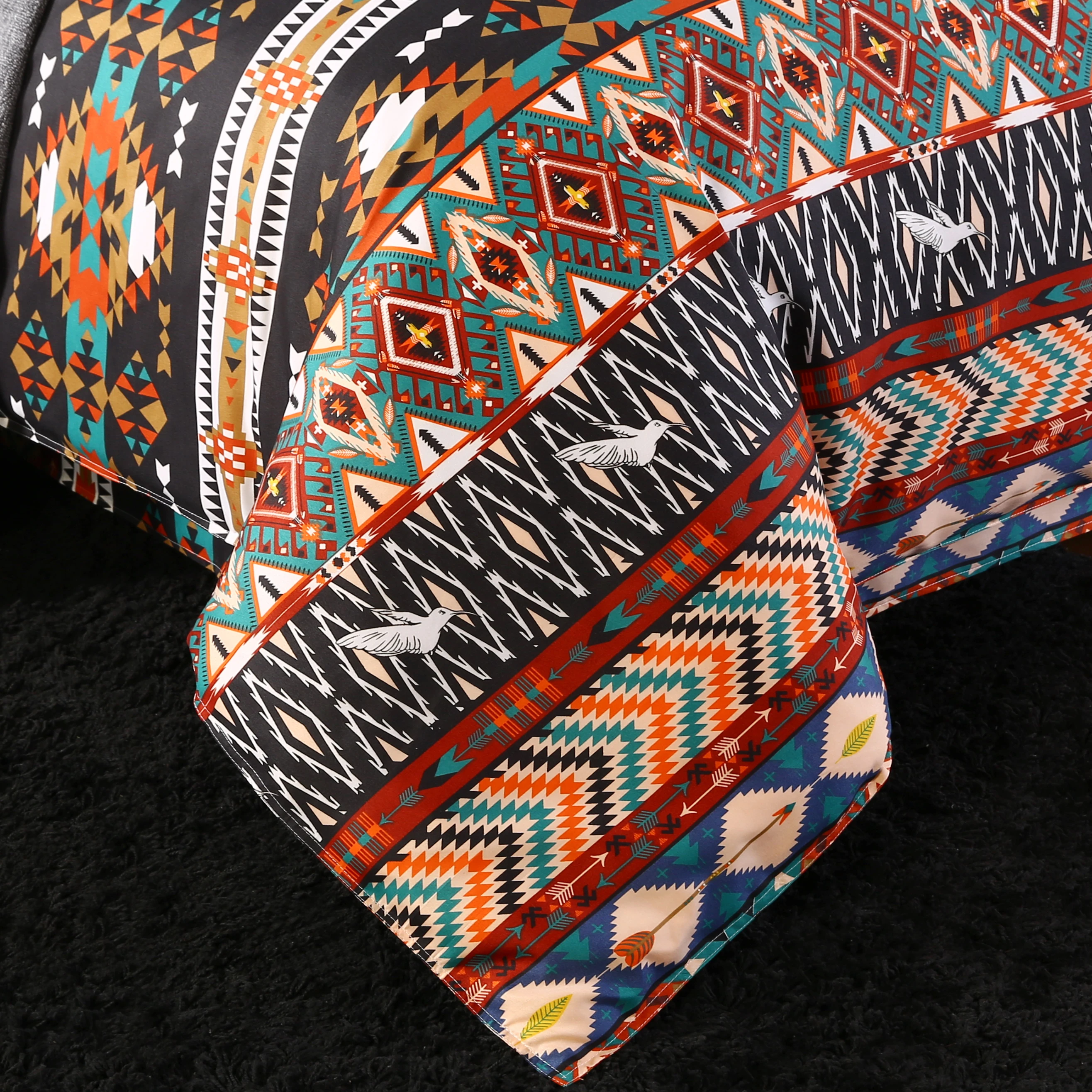 Комплект постельного белья Мандала спокойствия Винтаж в богемном стиле бохо шик