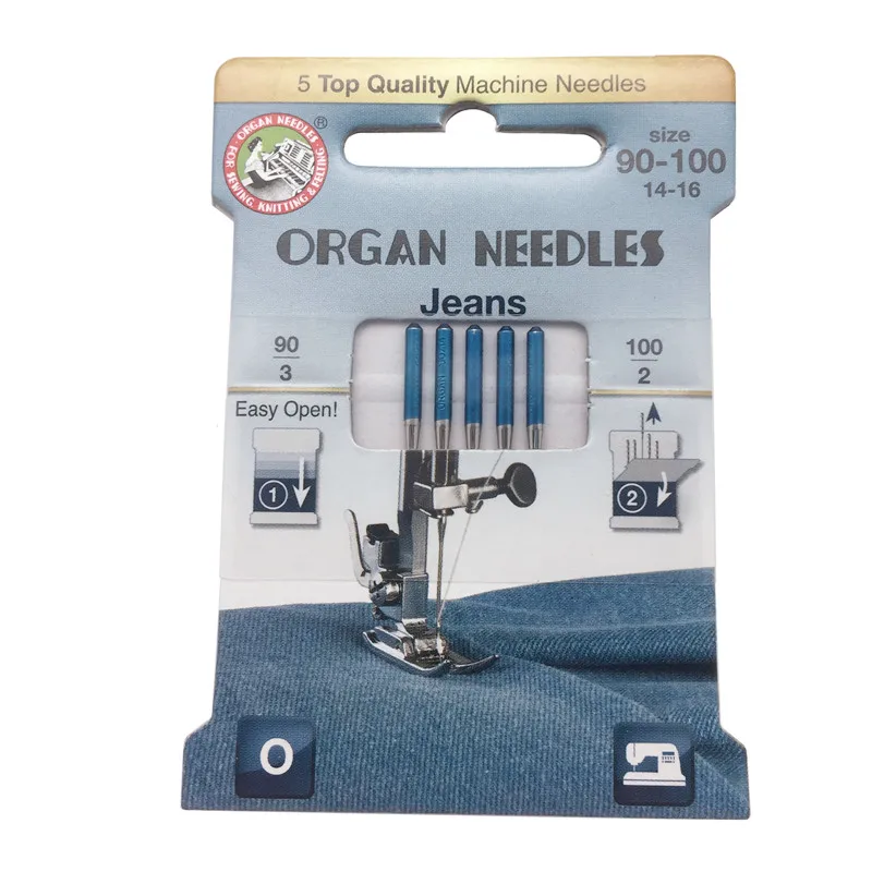 5PC Top Quality Organ Needles Household Sewing Machine Stretch For Knitted Fabrics And Elastic Fabric 5BB5934 | Дом и сад