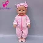 Детское Кукольное платье + нижнее белье + головной убор с бантом для 18-дюймовой куклы для девочки розовое платье