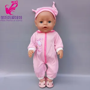 Детское Кукольное платье + нижнее белье + головной убор с бантом для 18-дюймовой куклы для девочки розовое платье