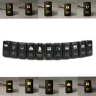 1 шт. DC 12V автомобильный 12V оранжевый светодиодный выключатель включениявыключения для Toyota Landcruiser Hilux Prado