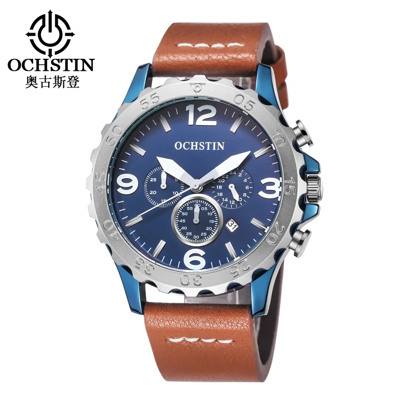 Мужские кварцевые часы OCHSTIN Брендовые повседневные в стиле милитари спортивные