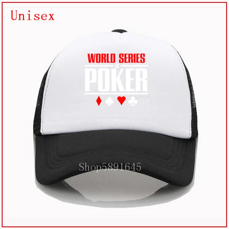 Новинка 2020 модная бейсболка с вышитым логотипом мировой серии покера белая для