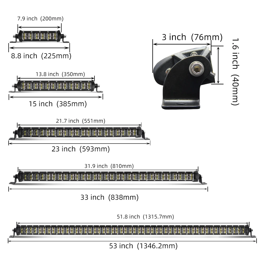 CO LIGHT 8 14 22 32 дюйма 6D 36 Вт 72 Вт 120 Вт 180 Вт светодиодный рабочий свет комбинированный светодиодный фонарь для вождения внедорожной лодки 4WD 4x4 грузовик внедорожник ATV