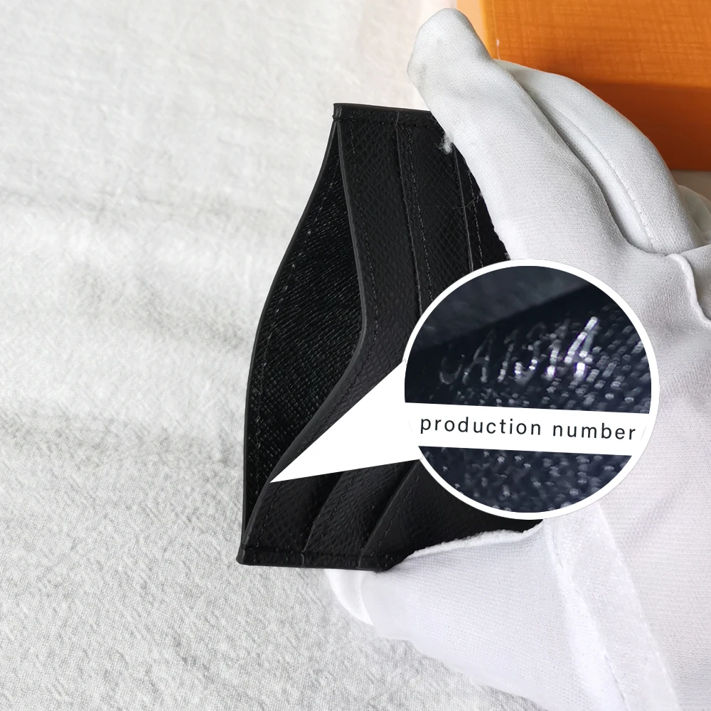 

Top Quality Classic Luxury Design Card Holder Genuine Leather Mini Bag Multipurpo Credit Card Business Free Shipping