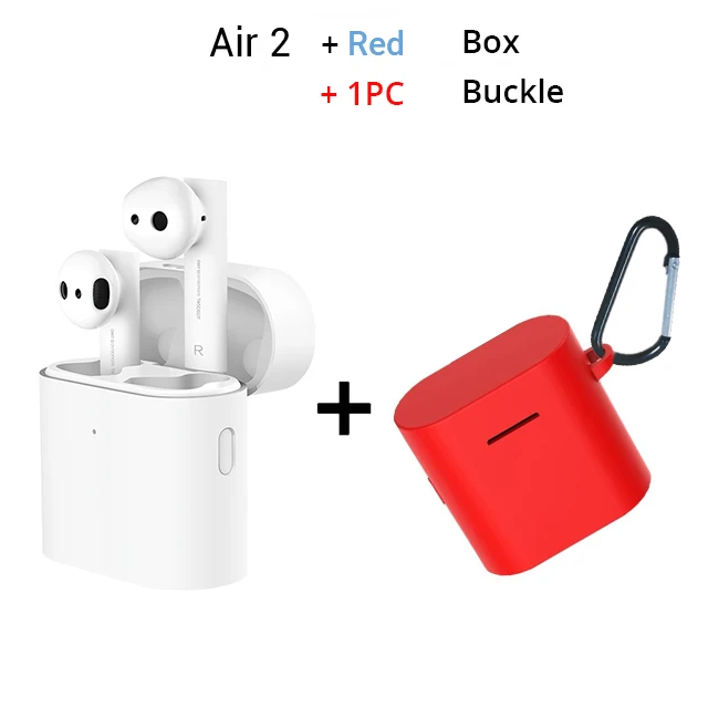Add Red Box Оригинальные новые Xiao mi Airdots Pro 2 TWS Bluetooth Air 2 mi True беспроводные наушники 2 Смарт Голосовое управление LHDC Tap управление Dual mi C - Цвет: Add Red Box