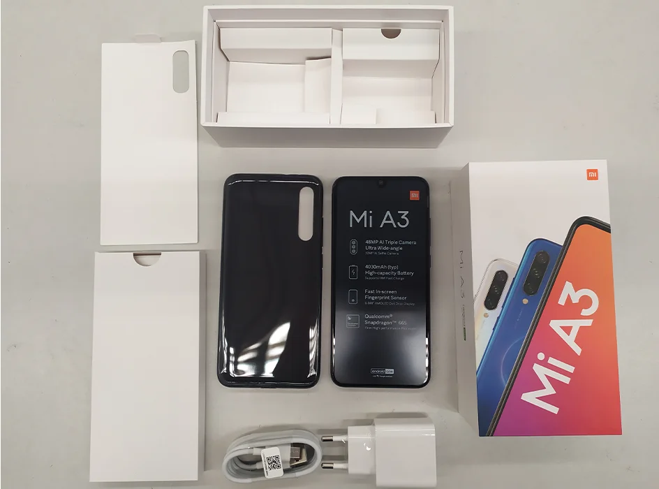 Глобальная версия Xiaomi Mi A3 Смартфон 4 Гб 64 Гб 32 МП селфи Android One Snapdragon 665 48 МП 4030 мАч 6,0" Встроенный экран Fingerprient