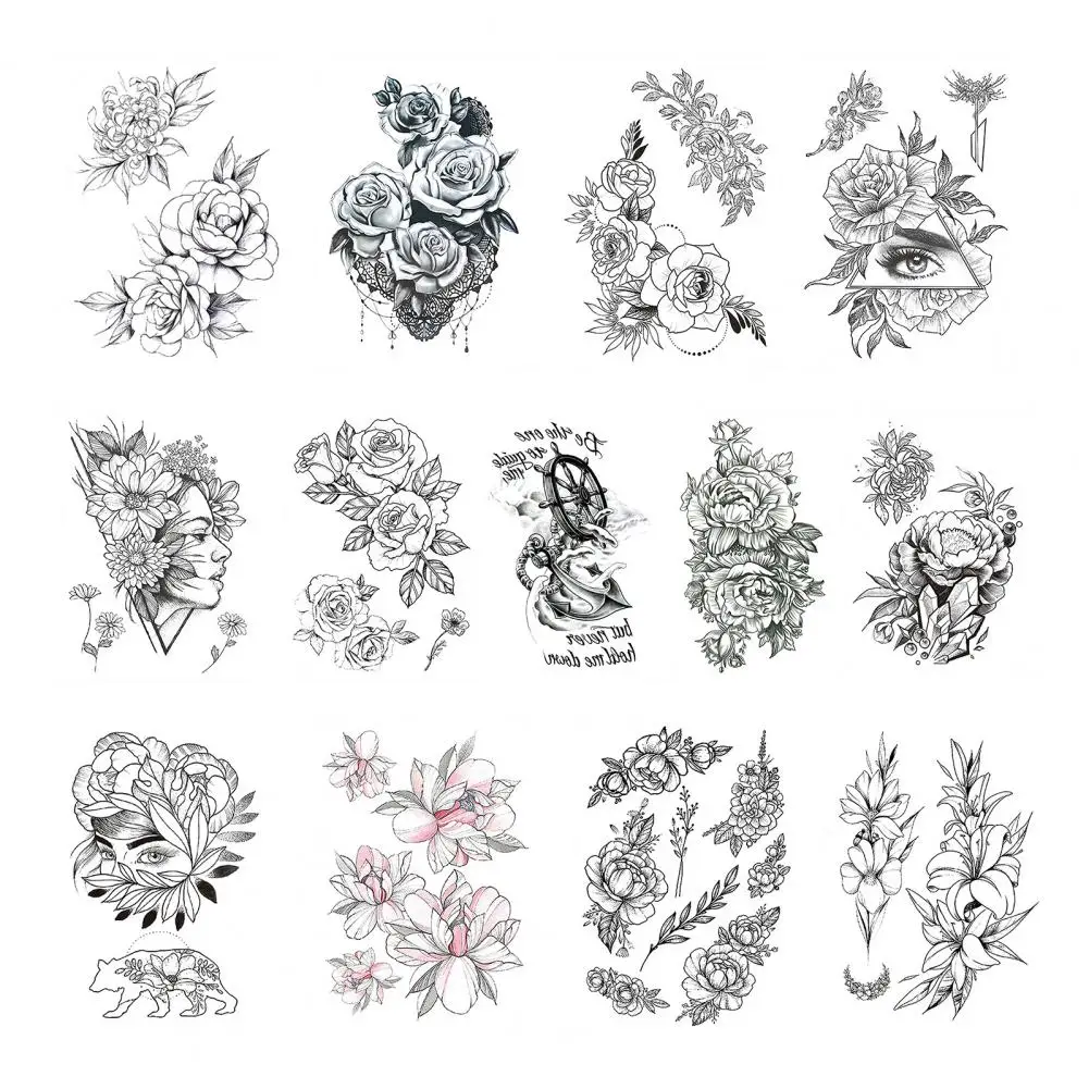 Наклейка с рисунком совы цветок милое искусство крутые вещи праздничное