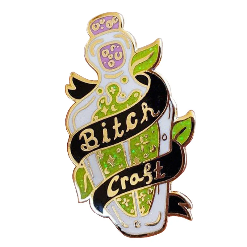 

LT277 Magic bottle Hard Enamel Pins Badge Brooch Backpack Bag Collar Lapel Decoration Jewelry Gifts for Friends