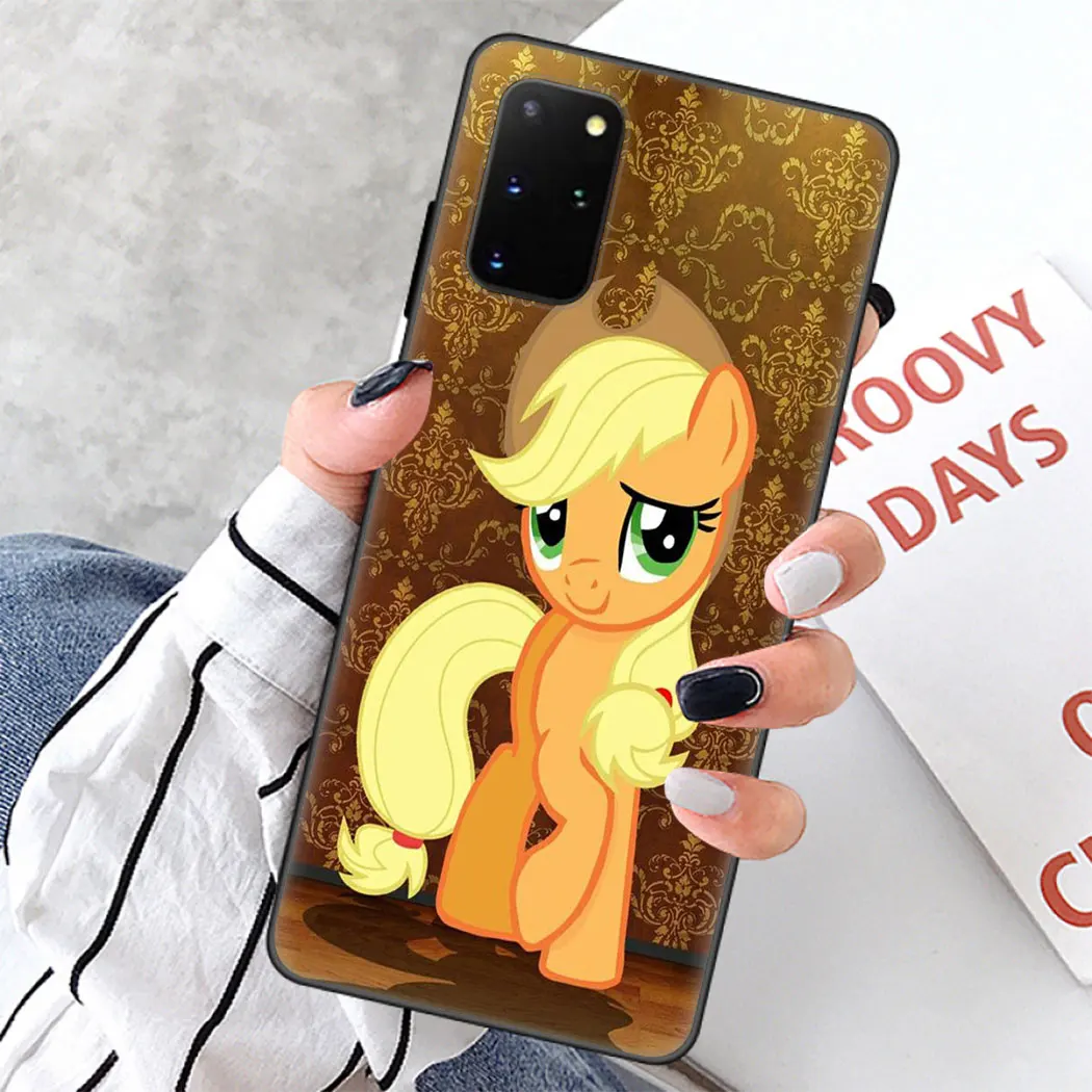 Мягкий силиконовый чехол для Samsung Note 8 9 S6 S7 Edge S8 S10 10 Plus S10E черный телефона My Little Pony |