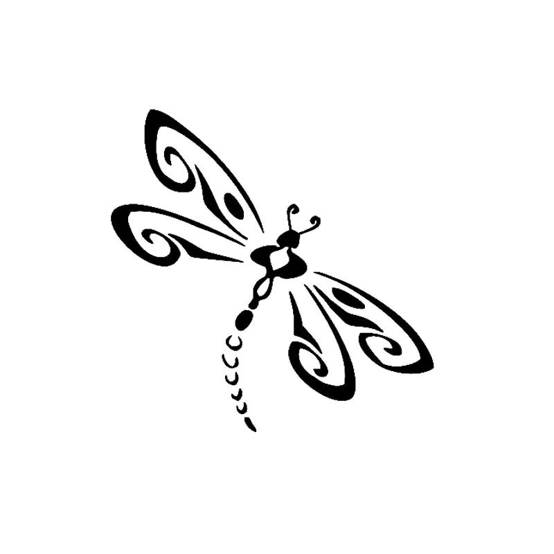 

Exquisite Dragonfly Cool Car Sticker Fashion Art Waterproof Decals PVC Body Window Decoration Accessories High Quality Decal