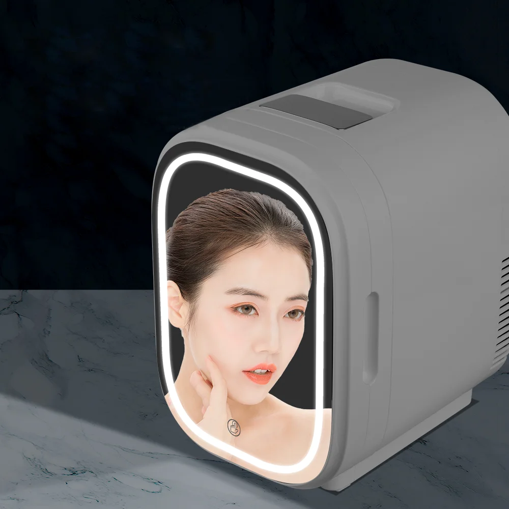 8L Household Energy-saving Beauty Cosmetic Storage Refrigerator Makeup Car Home Used Mute Rapid Cooling Refrigerator