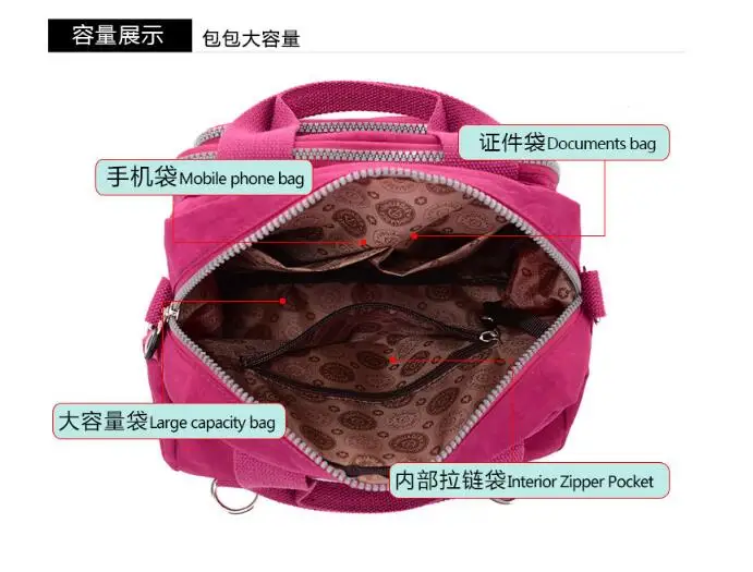2019 модный 100% оригинальный школьный рюкзак Bolsa Kiple для девочек подростков женский
