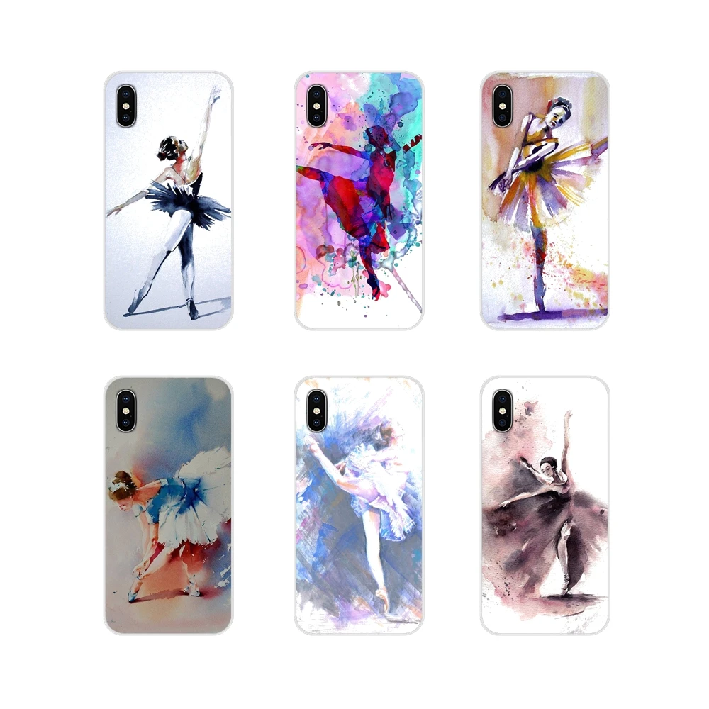 Аксессуары для телефона чехол samsung Galaxy S3 S4 S5 Mini S6 S7 Edge S8 S9 S10 Lite Plus Note 4 5 8 9 балерина