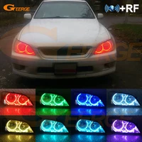 for lexus is200 is300 is 200 300 rf remote bluetooth compatible app multi color ultra bright rgb led angel eyes kit day light