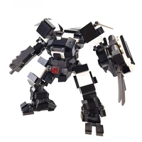 fantasy robots building blocks toy manned mech warrior action figure model toys for children anime soldier assemble bricks dolls