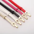 Женский ремень, элегантный эластичный пояс для женщин, черный ремень с золотой пряжкой для платья, модный кожаный ремень на талию 2021, ремни # L