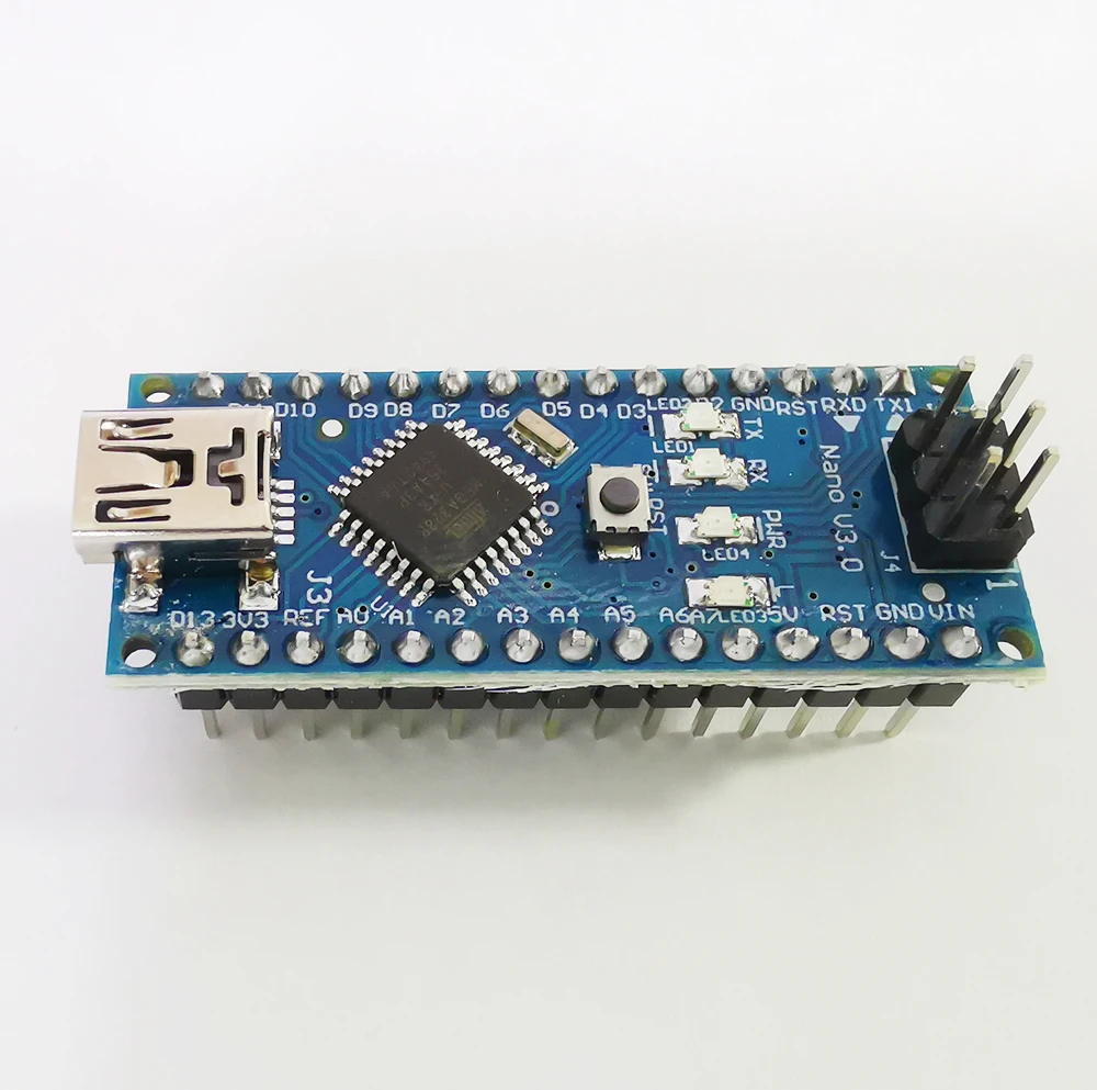 Плата плата совместимая с контроллером arduino Nano 3 0 Atmega328 макетная модулем WAVGAT USB V3.0 1
