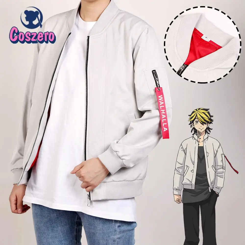 Ханемия казатора серое пальто Косплей Токийский Мстители ханемия костюмы