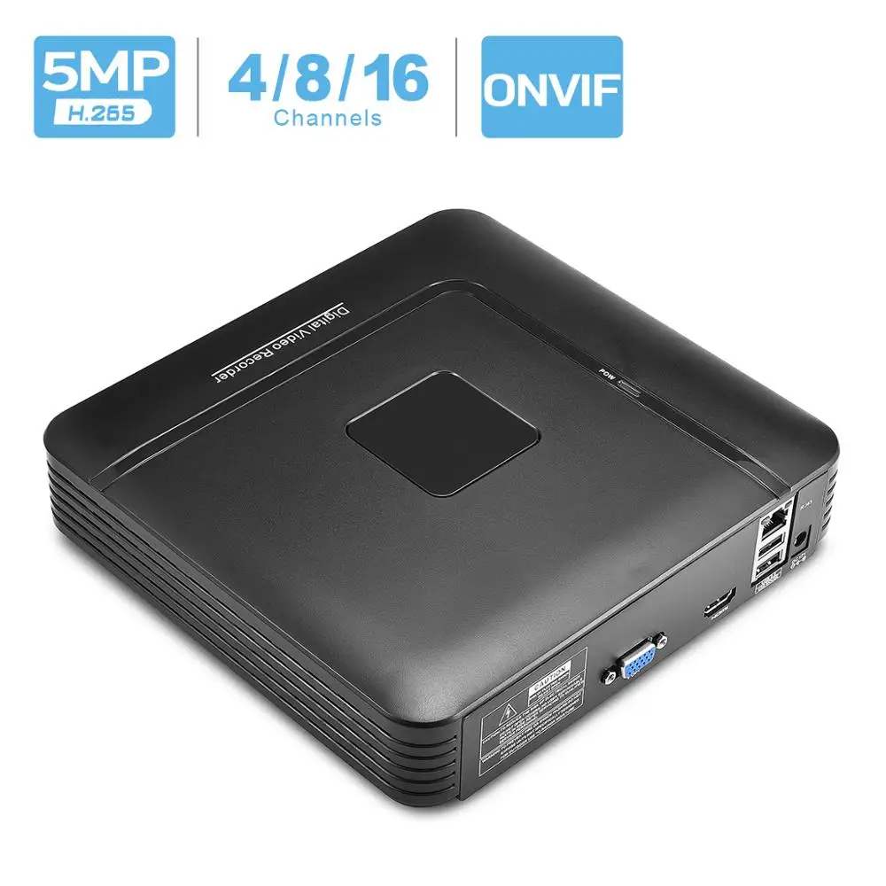 Besder H.265 Макс 5Мп Выход CCTV NVR 16CH 5MP/8CH 4MP/4CH 5MP безопасности видео рекордер H.265 обнаружения движения ONVIF P2P CCTV NVR