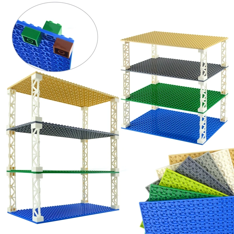 Двусторонняя Базовая пластина 32*16 точек Классические небольшие кирпичи базовые