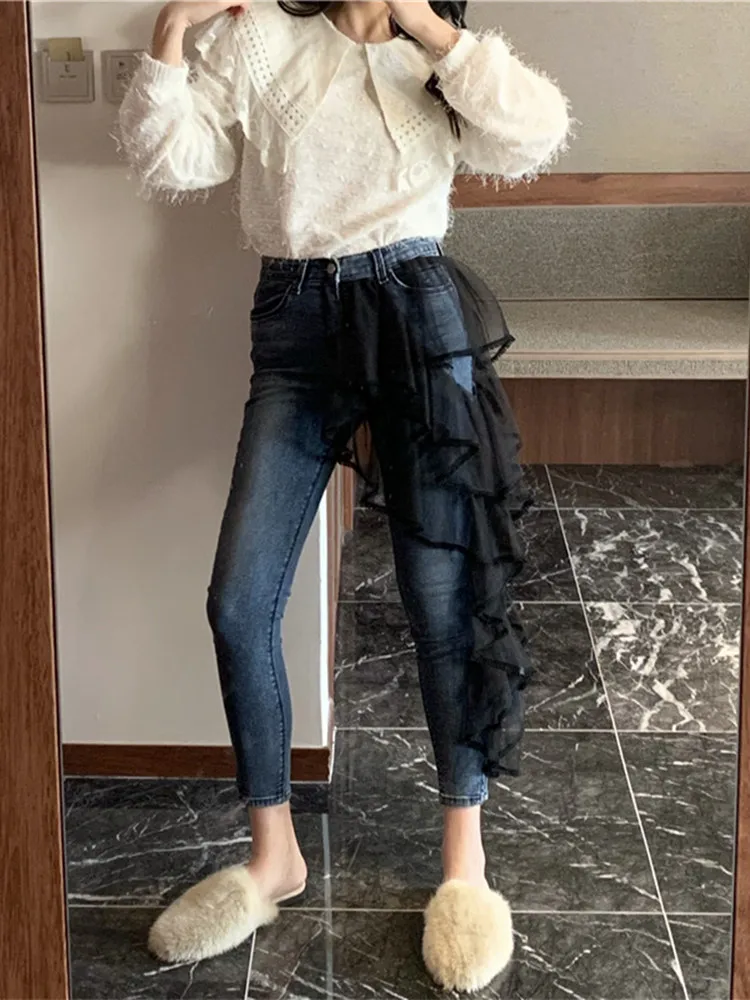 Джинсы женские с завышенной талией хлопковые винтажные джинсы-бойфренды