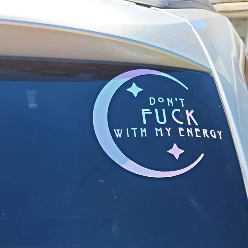 

Personality Words Car Stickers ,Don't Fuck with My Energy All Weather Decals And Labels,Die Cut Auto Windows Decor Film Sticker
