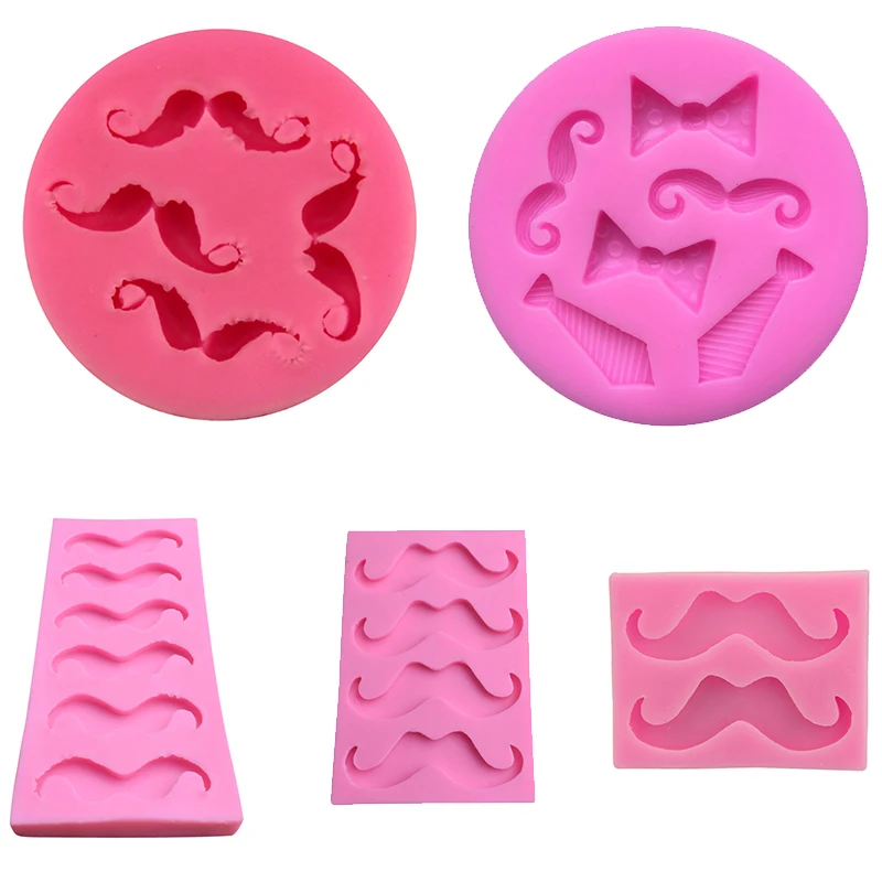 В форме усов силиконовые инструменты для украшения тортов из мастики DIY Форма