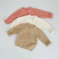 autumn baby boys girls coat baby sweater toddler cardigans newborn knitwear new cardigan long sleeve cotton baby jacket tops