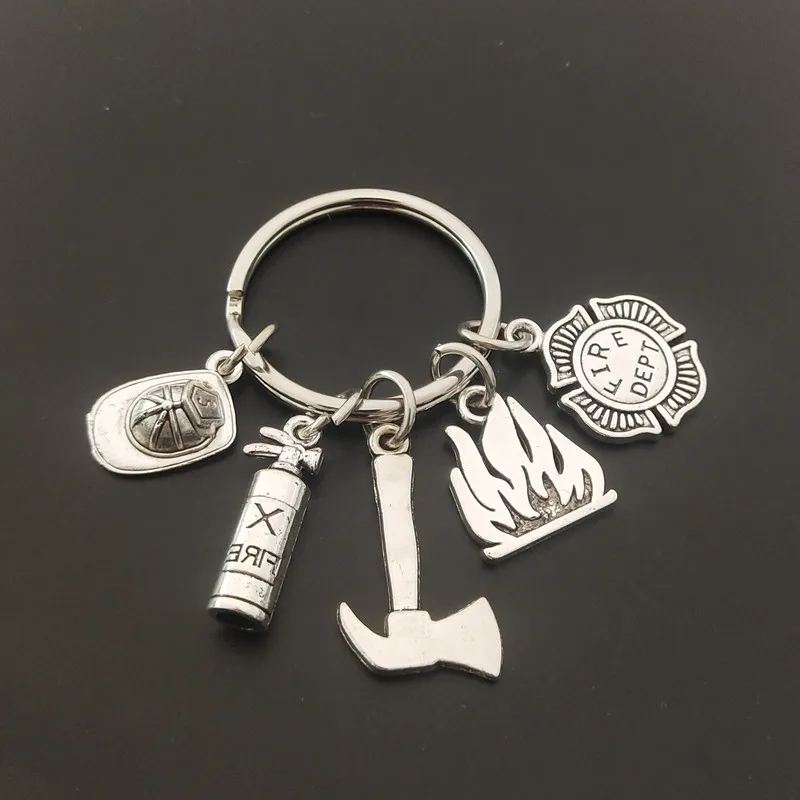 Новинка 2020 брелок для ключей с огнетушителем/подарок пожарной службы/подарок