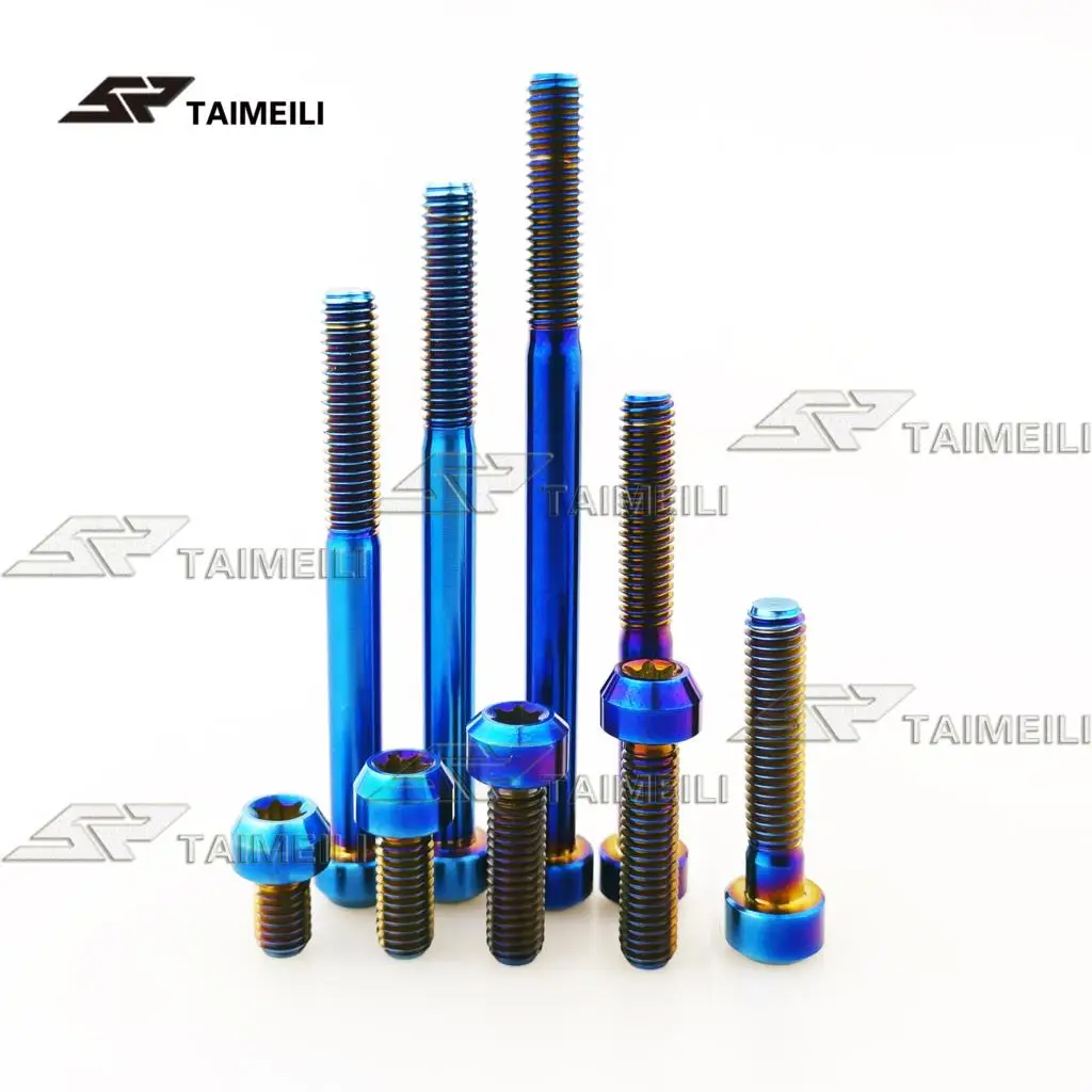 Винт TAIMEILI из титанового сплава M6x10 15 20 25 30 35 40 50 60 70 80 90 мм винт с головкой Torx для