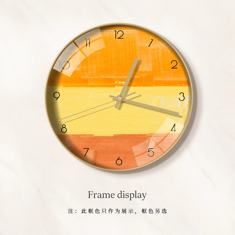 

Nordic Wall Clock Living Room Home Stylish Clock Simple Wall Clock Modern Design Large Decorative Wall Clock Horloge Household