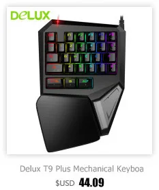 Delux M618 эргономичная Вертикальная Мышь USB Проводная оптическая Регулируемый 600/1000/1600 Точек на дюйм мышь, 6 кнопок, правая рука компьютер игровая мышь