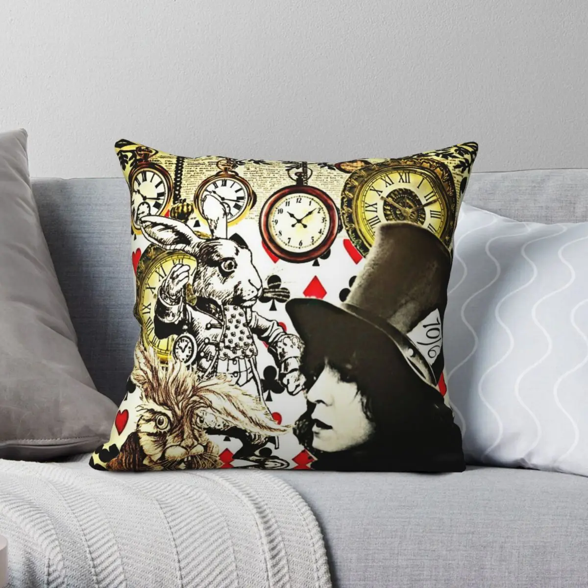 

Marc Bolan Square Pillowcase Polyester Linen Velvet Pattern Zip Decor Pillow Case Bed Cushion Case 45x45